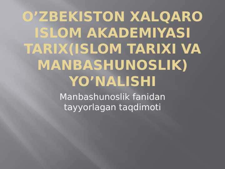 XVII-XIX asr manbalari 1