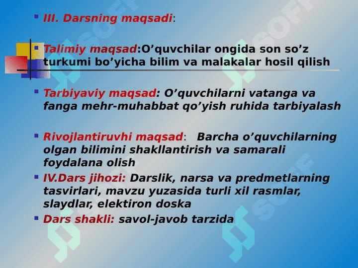 Son so`z turkumi 3