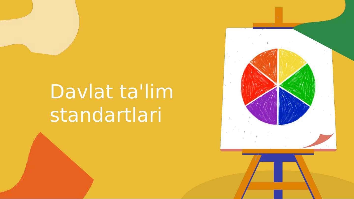 Davlat ta'lim standartlari