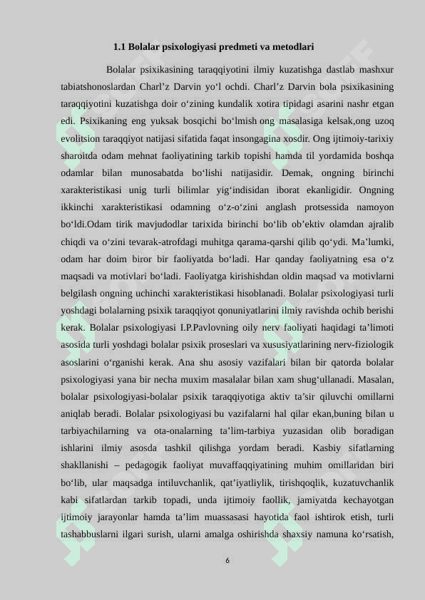 BOLALAR RUHIYATINI O‘RGANISHNING   PEDAGOGIK ASOSLARI. 6