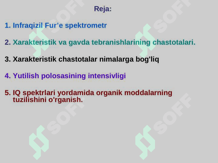 INFRAQIZIL (IQ) -spektroskopiya 2