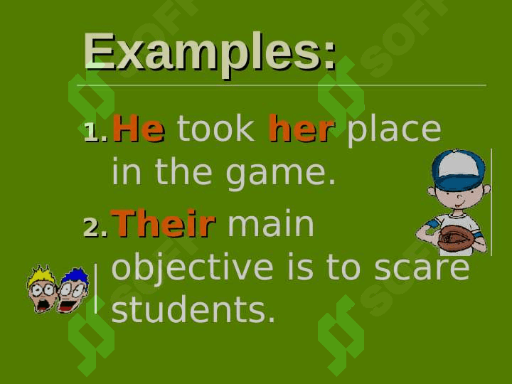What are Pronouns 6