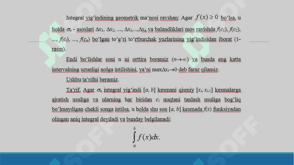 Aniq intеgral va uning xossalari 6