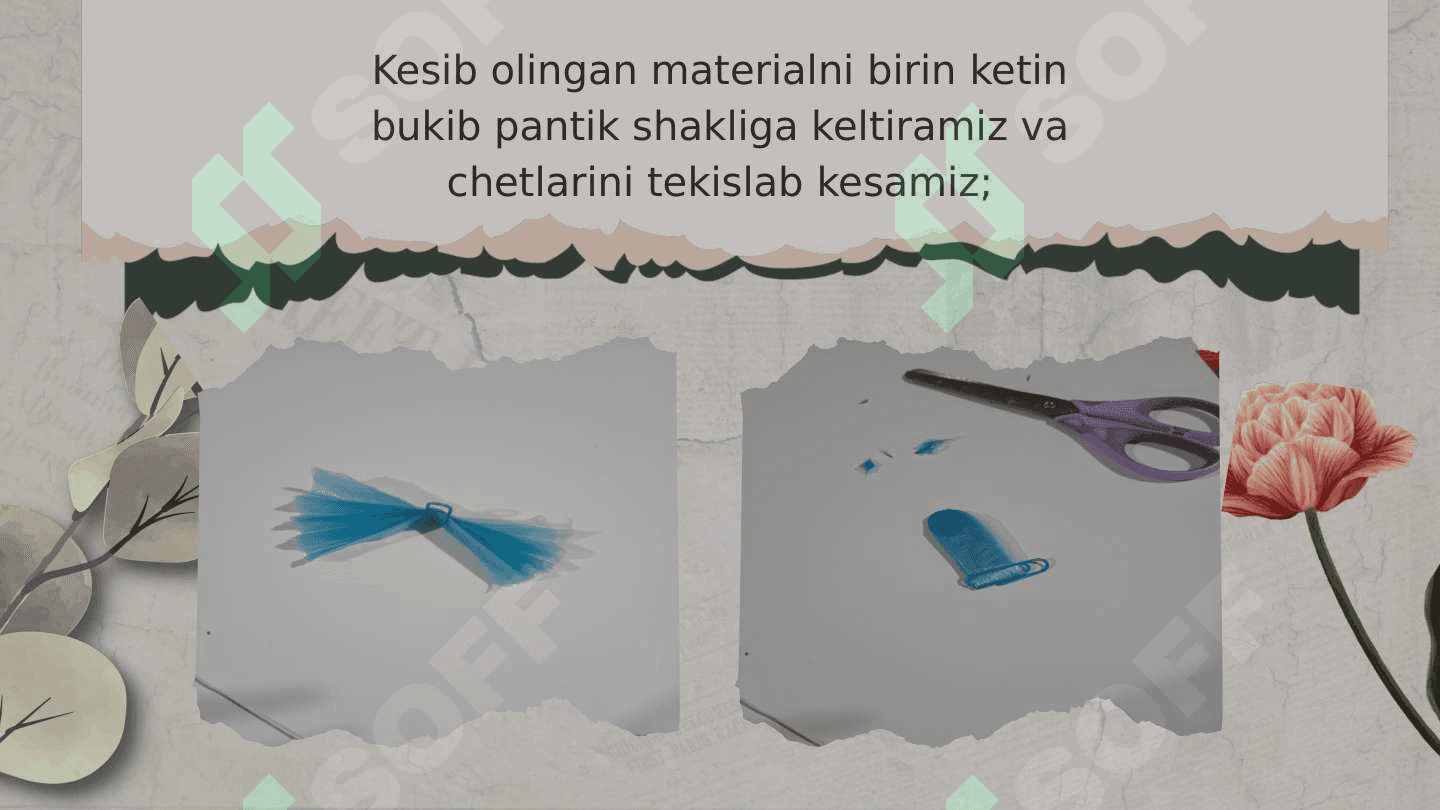 Turli materiallardan hajimli gullar yasash 3
