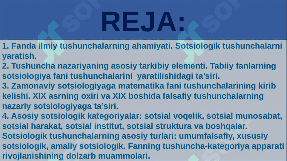 Asosiy sotsiologik tushunchalar 2