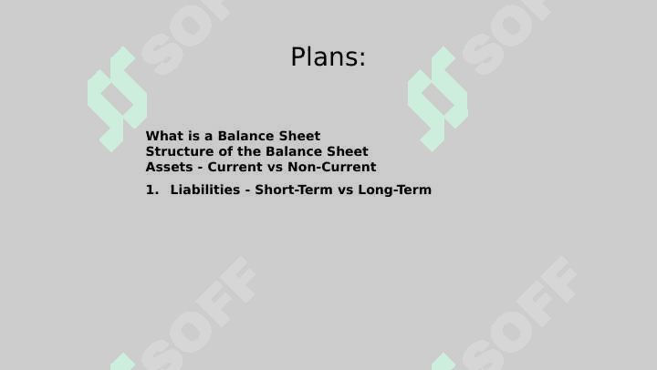 Understanding the Balance Sheet 2