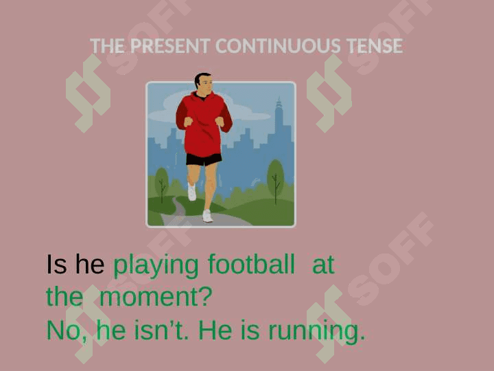present continuous tense 4