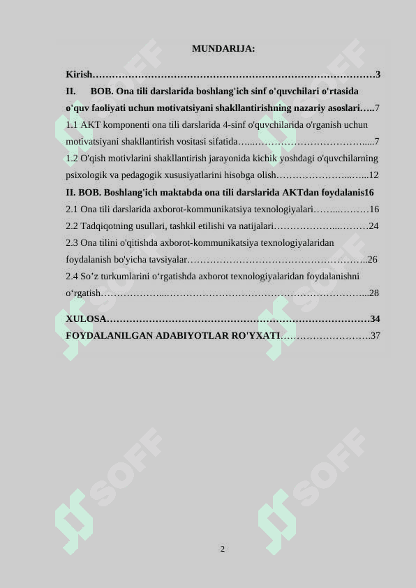 BOSHLANG'ICH SINF ONA TILI DARSLARIDA KONTEKSTIL TA'LIM TEXNOLOGIYASIDAN FOYDALANISH 2