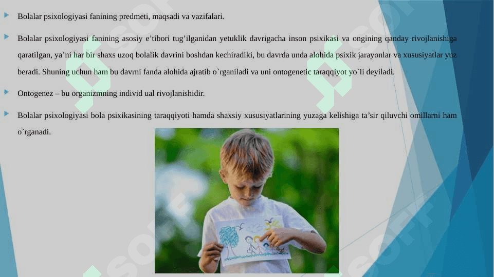 BOLALAR PSIXOLOGIYASI VA PSIXODIAGNOSTIKASI O'QUV FANI SIFATIDA 2 3