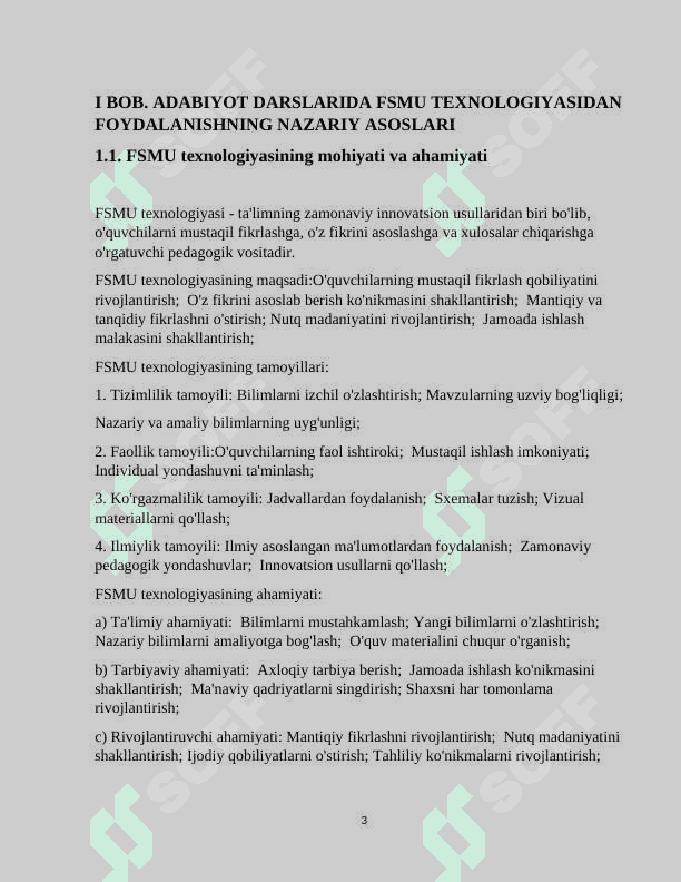 Adabiyot darslarida FSMU texnologiyasidan foydalanish 3