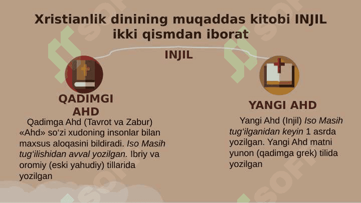Jaxon dinlari. Xristianlik 7