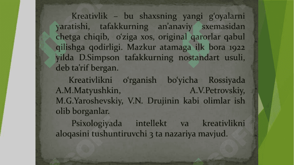 Intelekt Kreativlik 4