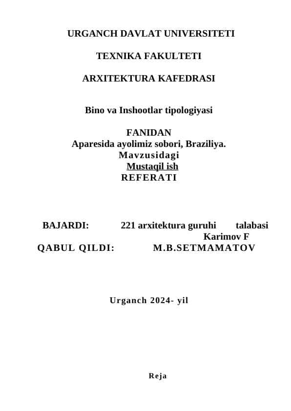 Aparesida ayolimiz sobori, Braziliya 1