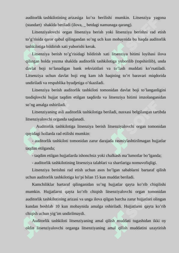 Auditor ish sifatini nazorat qilish 4