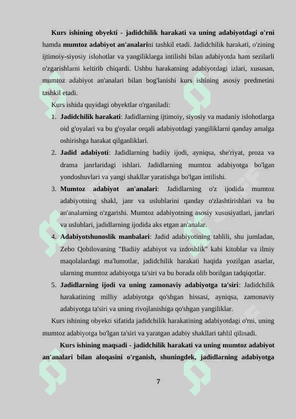 Jadidlar ijodida mumtoz adabiyot an’analari. 6