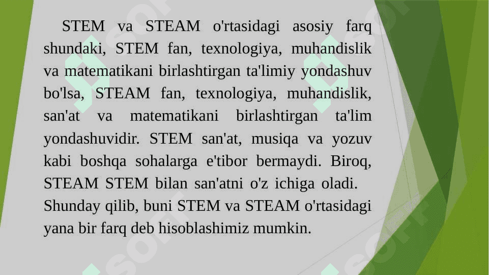 STEAM TA’LIM TEXNOLOGIYASINING O’ZIGA XOS XUSUSIYATLARI 2