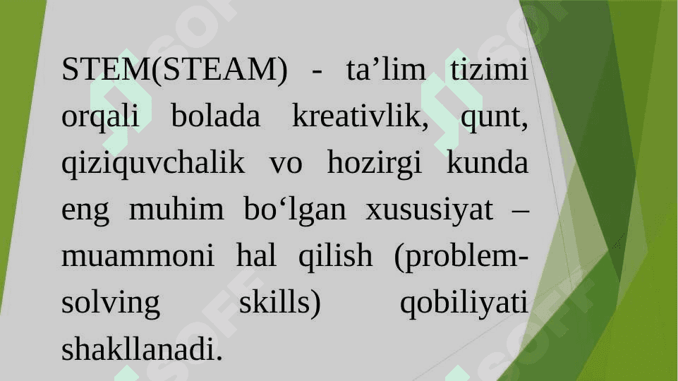STEAM TA’LIM TEXNOLOGIYASINING O’ZIGA XOS XUSUSIYATLARI 3