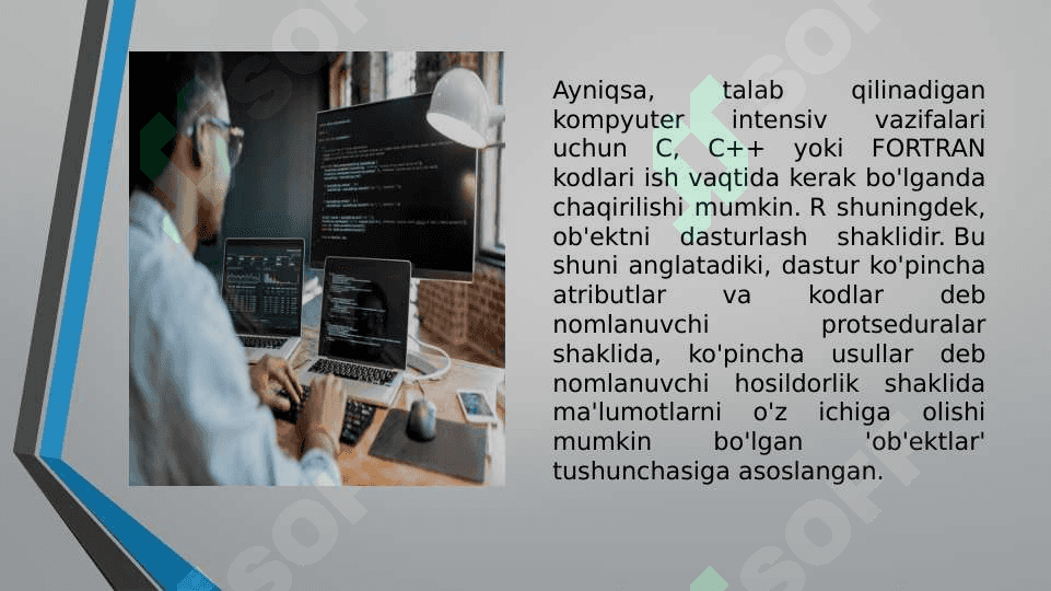 OCHIQ MANBA (R PAKETI) IMKONIYATLARIGA EGA. ANALITIK DASTURLARNI IQTISODIY AMALIYOTDA QO'LLANILISHI 4