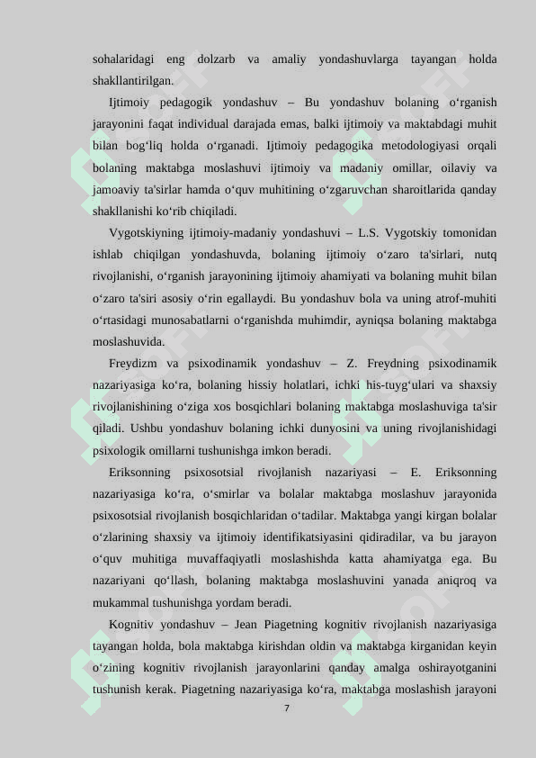 Bolaning maktabga moslashuvining ahamiyati 7