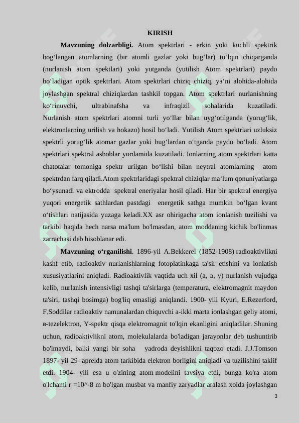 Atomlarning nurlanish spektri va uning turlari 3