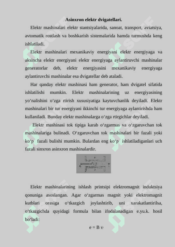 O‘zgaruvchan tok elektr mashinalari 2