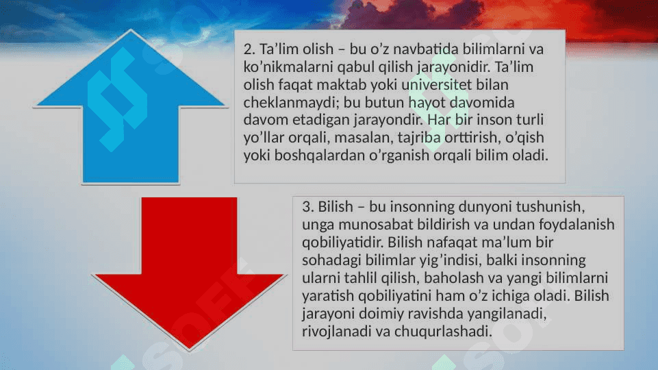 O'qitish,ta'lim olish va bilish inson faoliyatining maxsus turi sifatida 3