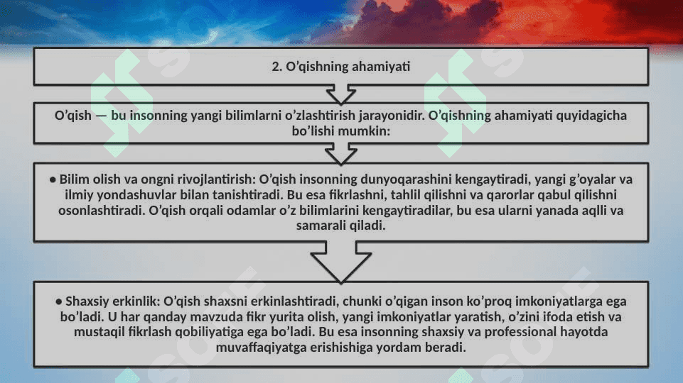 O'qitish,ta'lim olish va bilish inson faoliyatining maxsus turi sifatida 7