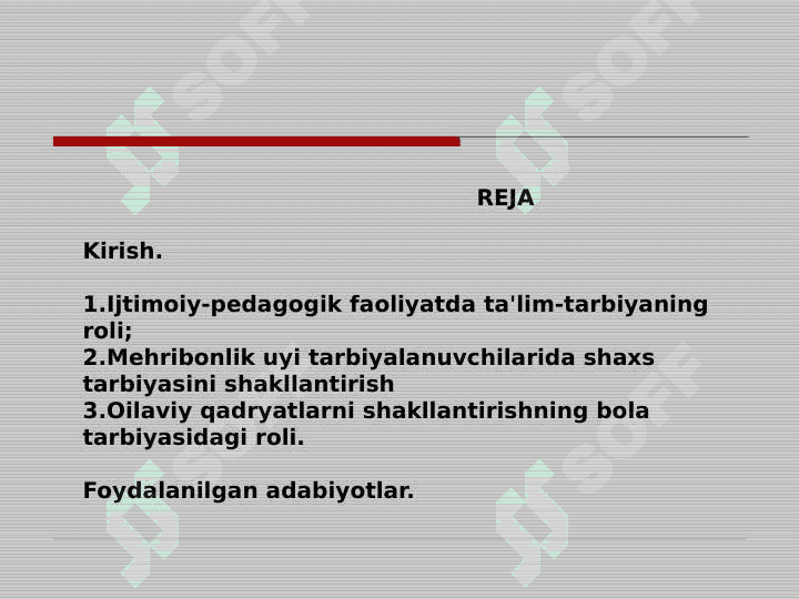 Mehribonlik uyi tarbiyalanuvchilari bilan olib   boriladigan ijtimoiy-pedagogik faoliyatda        muammoli ta'lim texnologiyalardan                            foydalanish 2