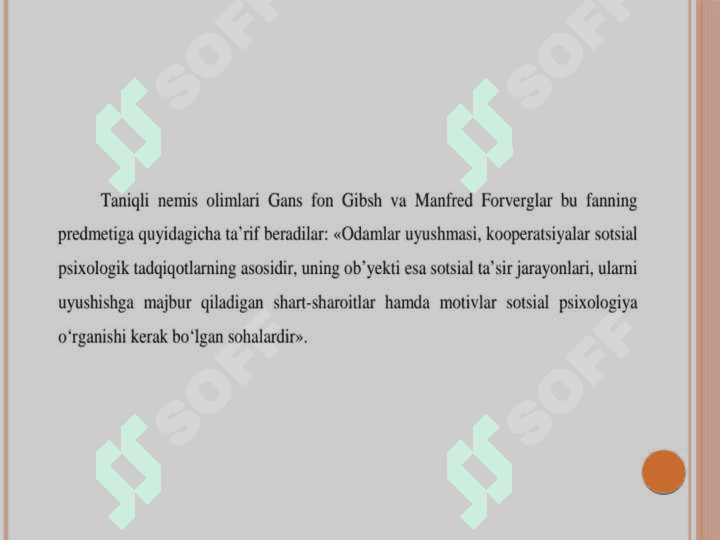 Sotsial psixologiyaga 
kirish 5
