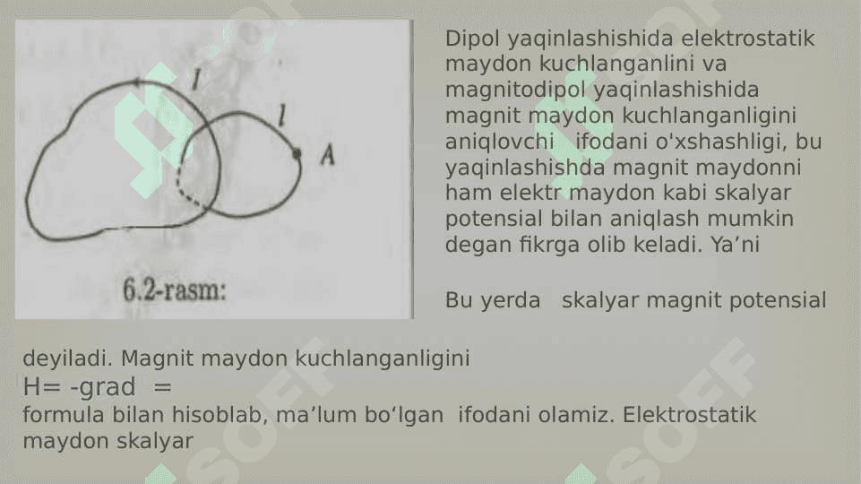 O’zgarmas magnit maydon. 4