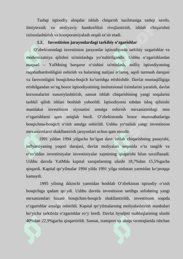 Ijtimoiy ishlab chiqarish,uning milliy iqtisodiy taraqqiyotdagi o`rni. 7