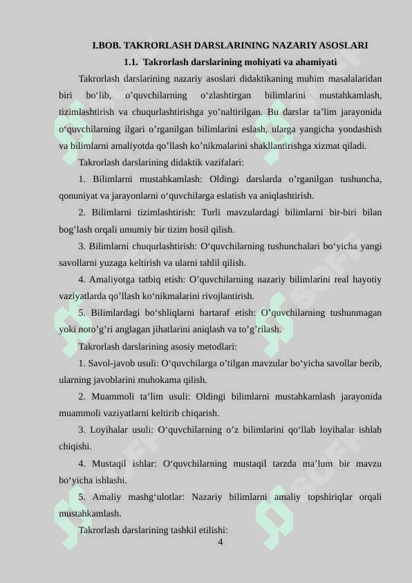 ONA TILIDAN TAKRORLASH DARSLARINI TASHKIL ETISH METODIKASI 4