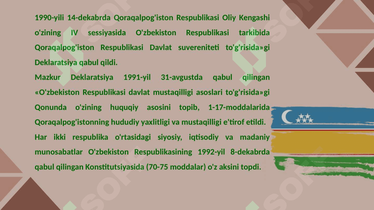 Mustaqillik davrida Qoraqalpog'iston 5