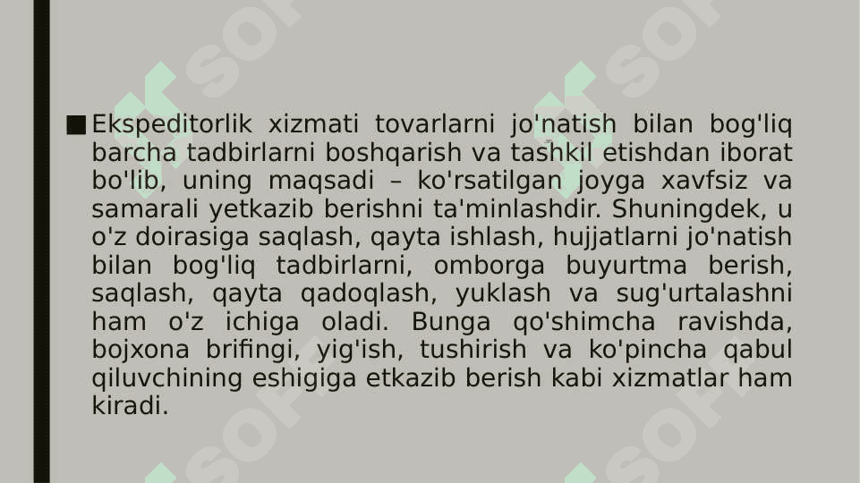 Transport ekspeditorlik xizmatlari 3