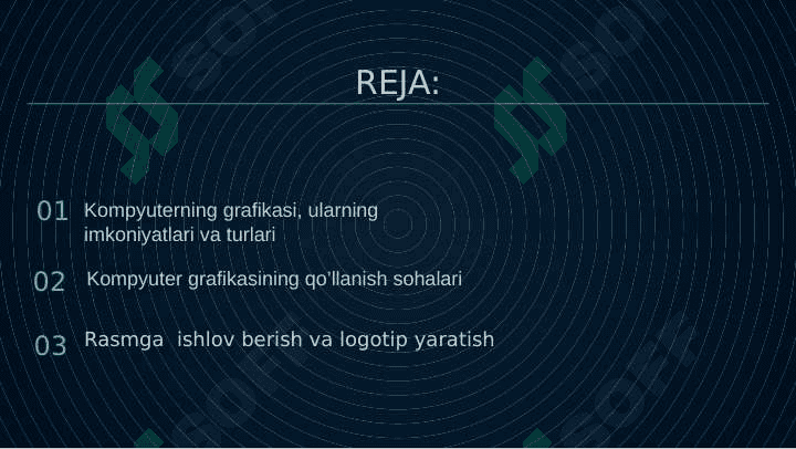 Kompyuter grafikasining  dasturiy  ta’minoti. Rasmga ishlov berish  ( logotip  yaratish ) 4