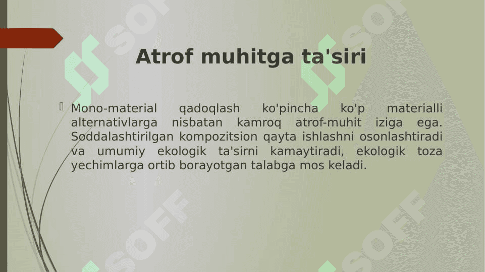 Idishlar va qadoqlashning samaradorligini baholash 4