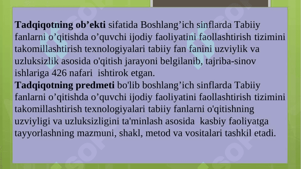 Dissertatsiya himoyasi taqdimoti 5