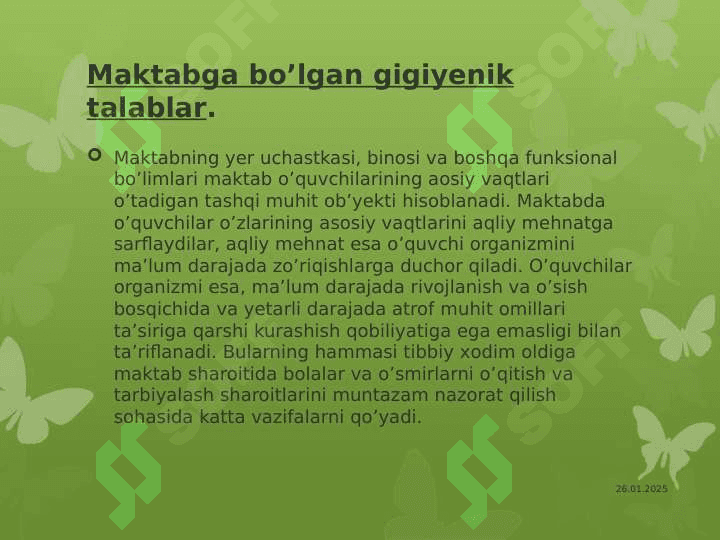 MAKTABDA O’QITISH VA TARBIYALASH SHAROITLARINI OPTIMALLASHTIRISH ASOSLARI. 3