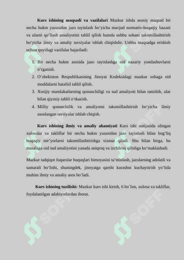 Bir necha hukm yuzasidan jazo tayinlash 5