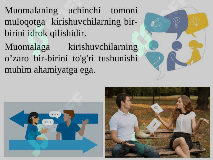 Muomala inson borlig’ining sharti sifatida 5