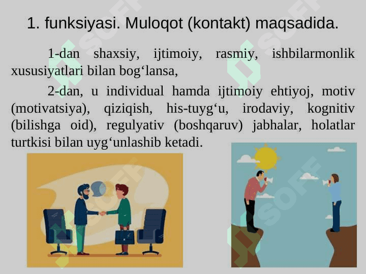 Muomala inson borlig’ining sharti sifatida 7