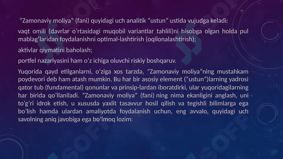 Zamonaviy moliya 4
