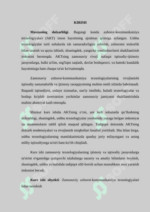 Zamonaviy axborot-kommunikatsiya texnologiyalari 3