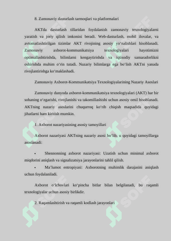 Zamonaviy axborot-kommunikatsiya texnologiyalari 7