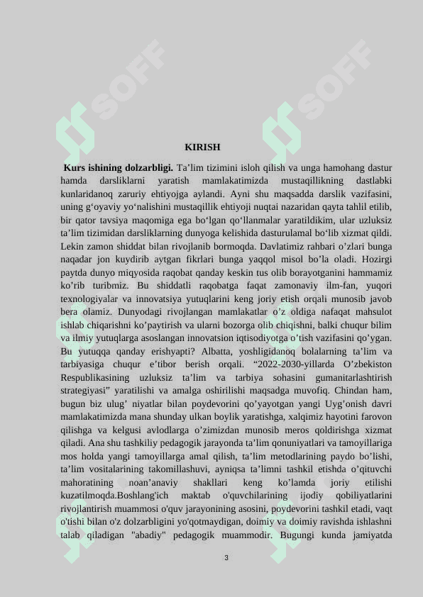 Yuz ichida sonlarni xonadan o'tmasdan qo'shish va ayirishga doir masalalar ustida ishlash. 3