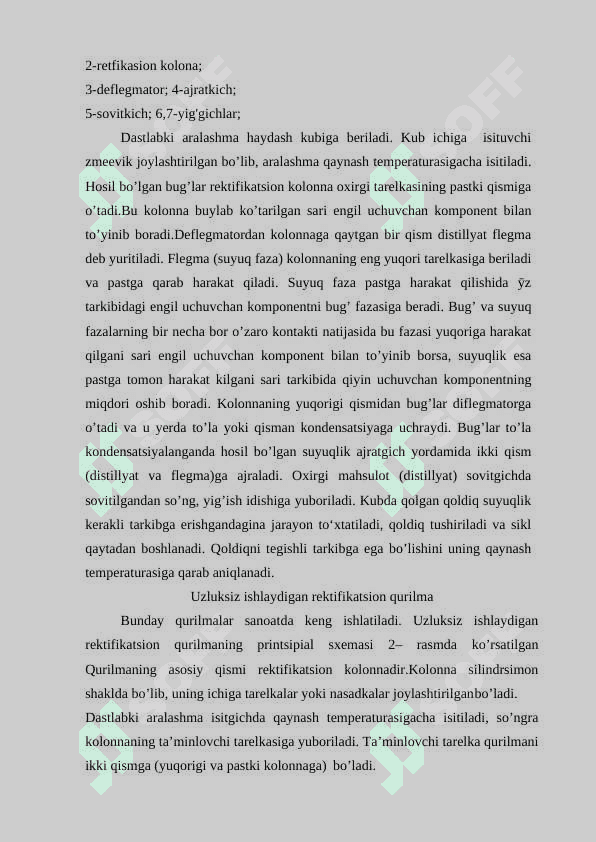 REFTIFIKATSION KOLLONNA HISOBI 8