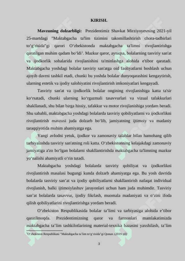 MAKTABGACHA YOSHDAGI BOLALARDA TASVIRIY QOBILIYATLARNI VA IJODKORLIKNI RIVOJLANTIRISH 2