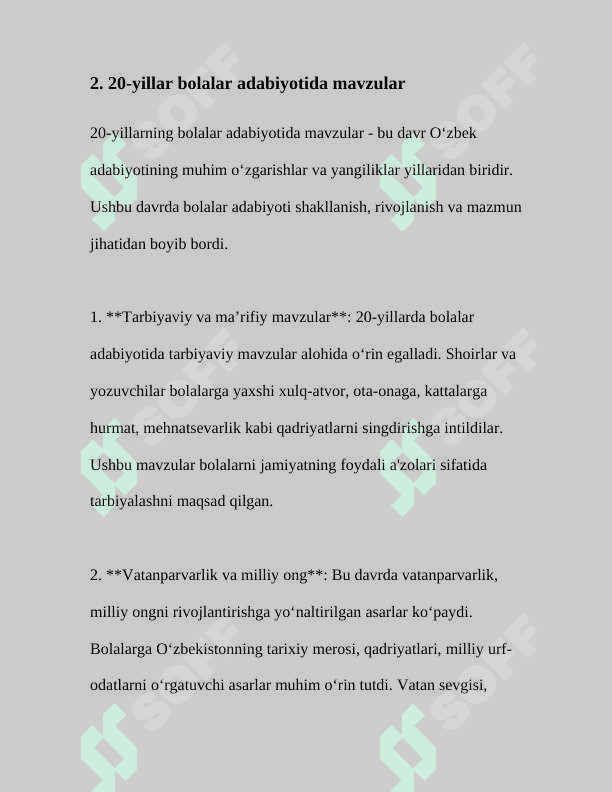 20-30-yillar o’zbek bolalar adabiyoti 7