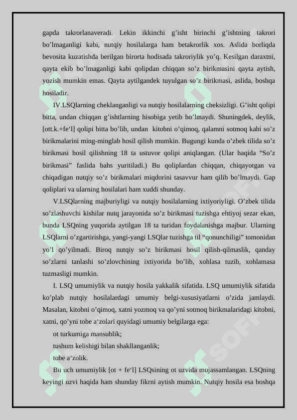 O’zbek tilshunosligida qolip va hosila munosabati talqini 5