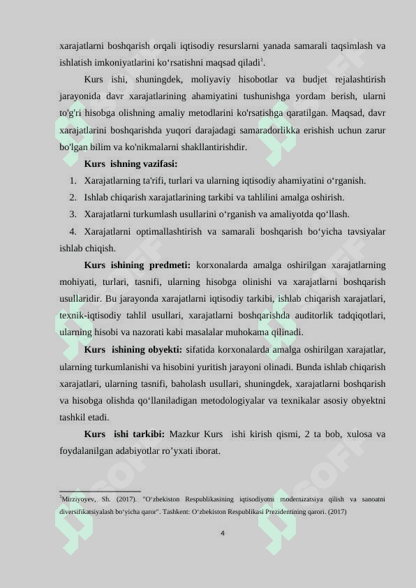 XARAJATLAR TURKUMLANISHI VA HISOBI 3